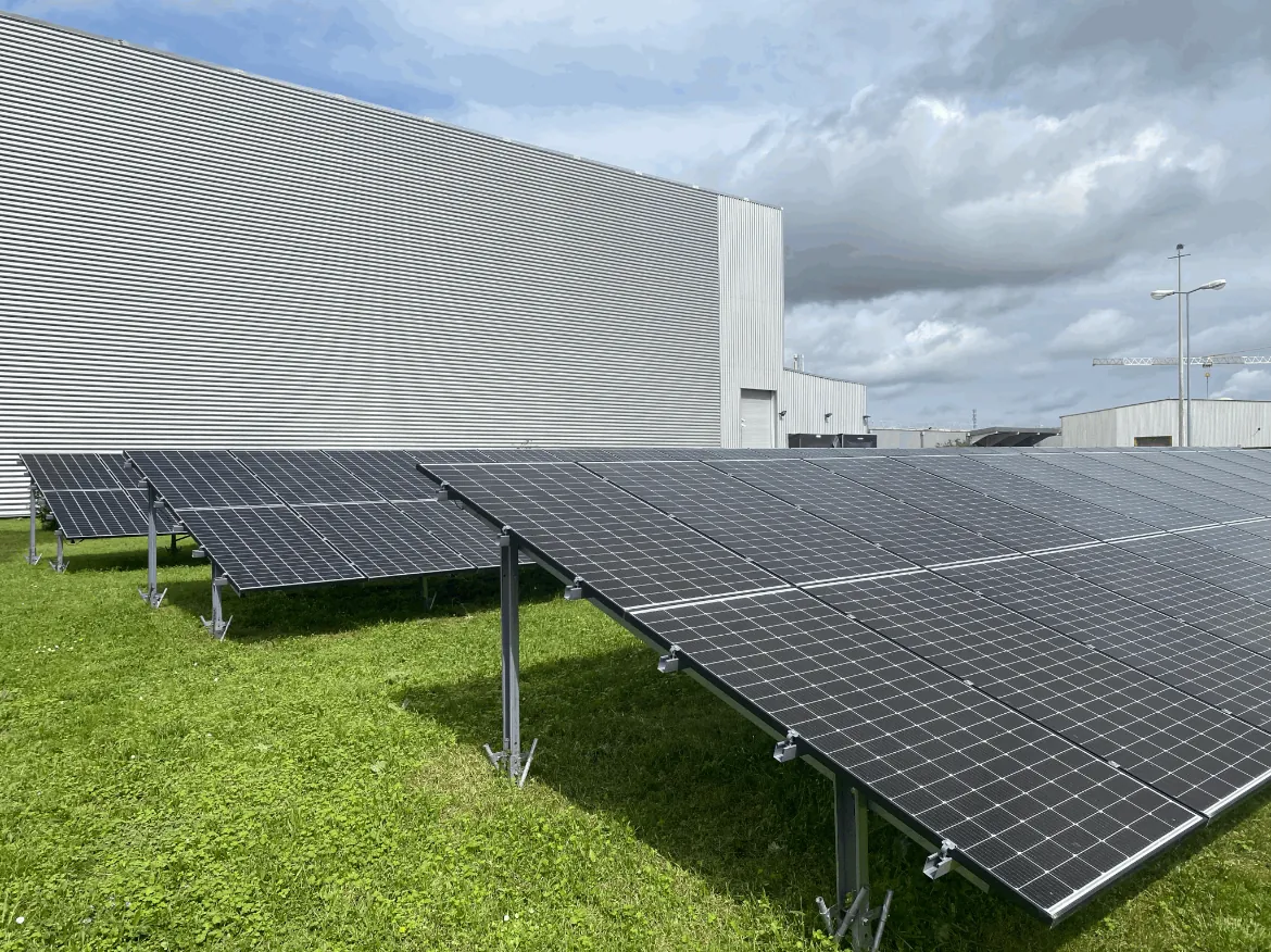 Centrale solaire au sol pour Inter Inox — 71 kWc
